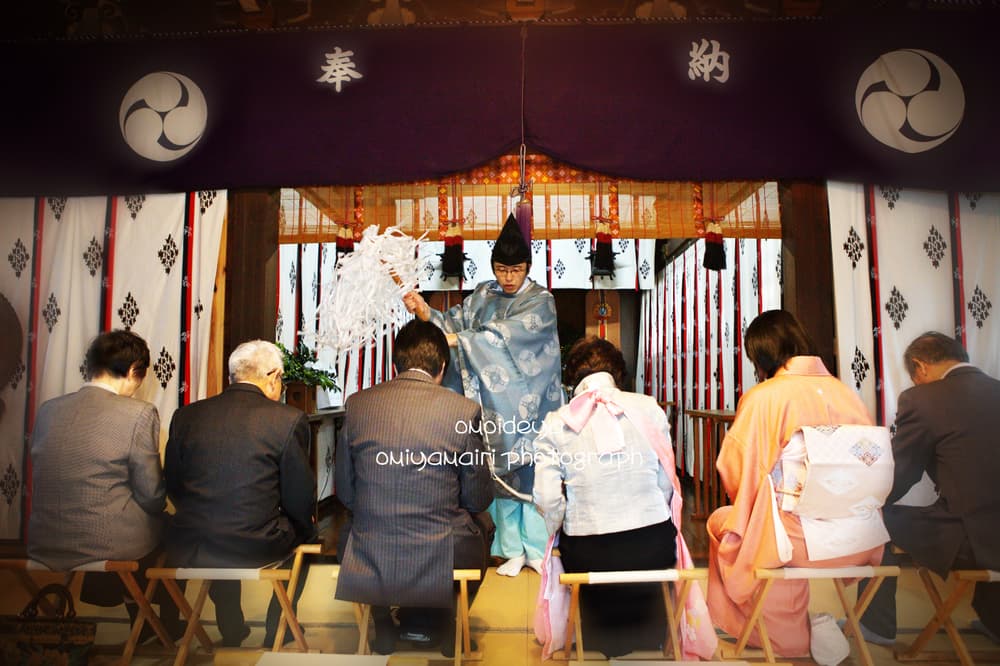 ご祈祷の様子