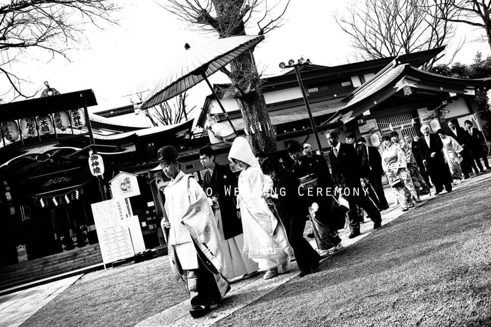 神社での参進